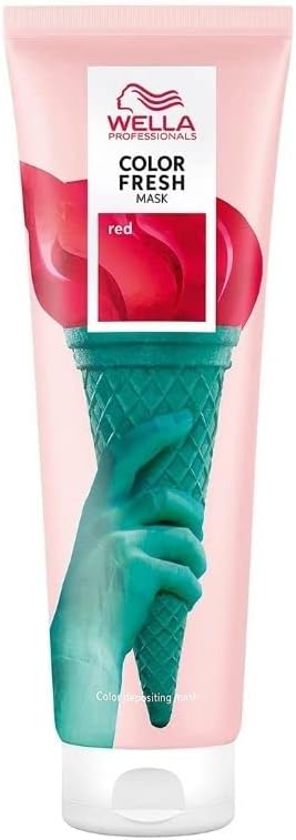 Wella Professionals Color Fresh Semi-Permanent Hair Mask 150ml Red 2 x