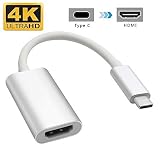 USB C to HDMI Adapter, Type C to HDMI Converter (Thunderbolt 3 Compatible) 4K@30Hz for MacBook Pro, Google Chromebook Pixel,Dell XPS Samsung Galaxy S8/9/10Note 8/9, iMac and More