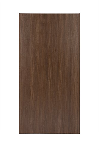 FIVEGIVEN Standing Lectern Podium Wood, Floor Lectern with Shelf Espresso