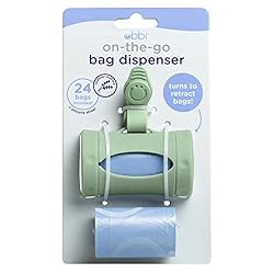 Ubbi Retractable On-the-Go Bag Dispenser for Baby
