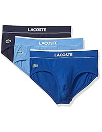 Lacoste - Calzoncillos de algodón para hombre, 3 unidades