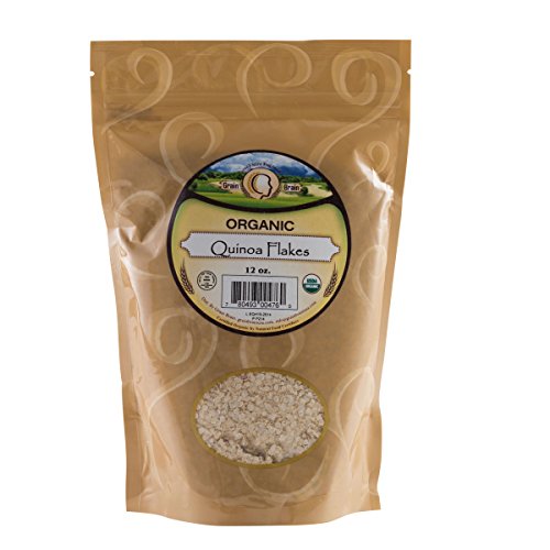 Organic Quinoa flakes Packaged resealable
