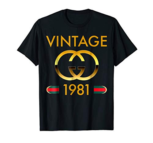 happy 1981 it's my 38th years old birthday gift ideas tshirt