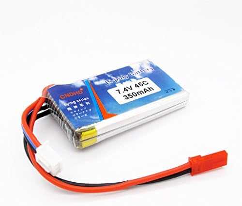 CNDHD Flying Series 7.4V 45C 350MAH 5C 2S Lipo Battery Li-Poly AKKU Power for RC Helicopter Aircraft Heli