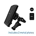 Macally Magnetic Phone Holder for Car Vent, [Design] Car Magnetic Phone Mount with Super Strong Magnet & Foot Support - Car Cell Phone Holder for iPhone - for All Apple Android Smartphone