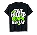 Eat Sleep BMX Repeat T-Shirt Funny Bicycle Gift Motocross T-Shirt