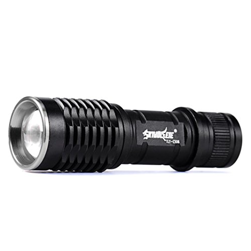 VESNIBA Super Bright 5000LM CREE Q5 AA/14500 Zoomable LED Flashlight Torch Lamp 3 Modes