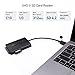 Cable Matters 10Gbps USB C Multiport Adapter (USB C Hub) with USBA, USBC, MicroSD and UHS-II SD Card Reader, 2.5/3.5 Inch SATA Hard Drive Reader -Thunderbolt 4 / USB4 / Thunderbolt 3 Port Compatible