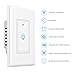 Smart Light Switch,In-wall Wireless Light Switch Compatible with Alexa and Google Home,No Hub Required,Timing Function,Overload Protection,Control Your Fixtures From Anywhere