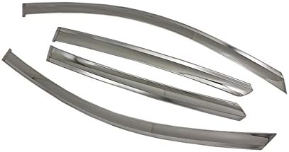 Stainless Steel Side Window Door Visors 4pcs compatible with 2011~2015 Hyundai Tucson