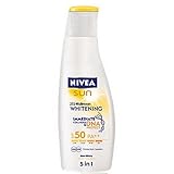 Nivea Sun Whitening Lotion 5-in-1 Immediate Collagen & DNA Protect, Non-Sticky, Water resistant, UVA & UVB Protection, SPF 50, PA++, 175ml