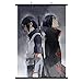 Onecos Naruto Itachi Sasuke Logo Poster Fabric Scroll Painting Wall Picture