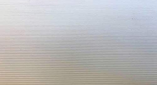 Slater's Plastikard 0436 4mm 'OO' Gauge White Corrugated Plastic Styrene Sheet