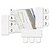 Easy-To-Read Self-Stick Index Tabs, A-Z Tab Titles, 104 Tabs/Pack (RTG31005)