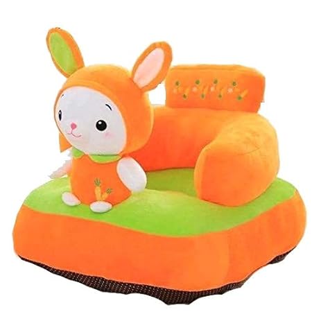 TIB Rabbit Shape Baby Soft Plush Cushion Baby Sofa Seat OR Rocking Chair for Kids(0 to 4 Years)