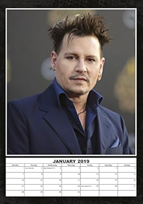 Amazoncom Johnny Depp Poster Wall Calendar 2019 Office Products