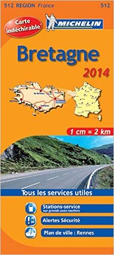 Amazon Fr Carte Indechirable Bretagne 2014 Michelin Michelin Livres
