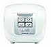 Panasonic 10 Cup (Uncooked) Rice Cooker with Fuzzy Logic and One-Touch Cooking for Brown Rice, White Rice, and Porridge or Soup – 1.8 Liter – SR-DF181 (White)