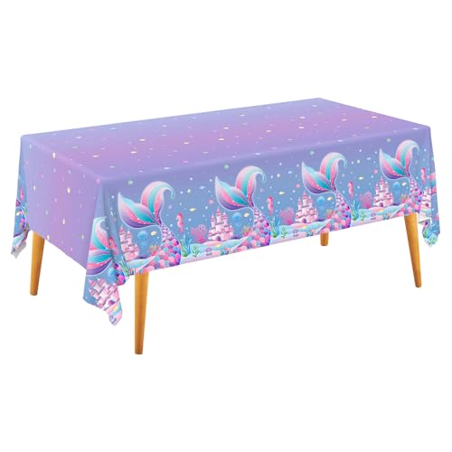 Gatherfun Mermaid Party Supplies Set Rectangular
