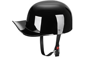 Yesmotor Baseball Style Cap Motorcycle Helmet Unisex-Adult - DOT Approved