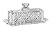 James Scott Glass Butter Dish With Lid, holds a standard stick of butter