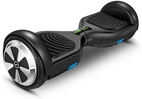 Hoverboard Self-balancing Scooter UL2272 Certified 6.5'' Aluminum Alloy Wheels,350W Dual Motor-Black