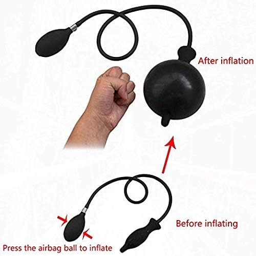 Device Inflatable Enema Oversized Silicone Enema Bulb Explosion-Proof Design Clean Anal Silicone Rinse- Men and Wome B585