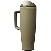 Owala FreeSip Tumbler Insulated Stainless Steel Water Bottle with Built-in Straw and Side Handle, For Travel, Work, School, and Sports, 40oz, BPA Free, Leak Proof, Off Road