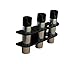 Brocraft 3 Rods Storage For 90 Degree Boat Track System/Lund Sport Track Rod Holder/Versatrack Track Rod Holder