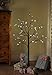 Rainleaf 4Ft LED Snow Tree, 48 LEDs, Perfect for Christmas, Holiday, Home, Party, Wedding, Indoor Decoration, Flexible Branches for DIY Shapes, Warm White Light