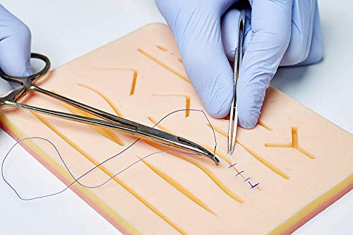 Suture Kit Practice Pad Kit with Tools and Accessories- Educational and Demonstration Purpose only