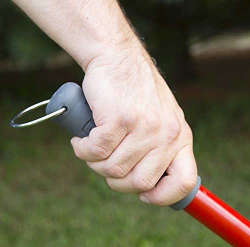 Garden Weasel 95404 Nut Gatherer, Large, Red/Silver - Thumbnail 4