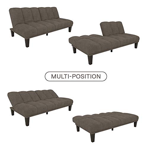 DHP Hamilton Estate Premium Futon Sofa Sleeper, Comfortable Plush