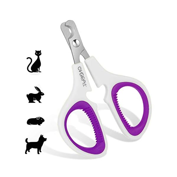 OneCut Pet Nail Clippers, Update Version Cat & Kitten Claw Nail Clippers for Trimming, Professional Pet Nail Clippers…