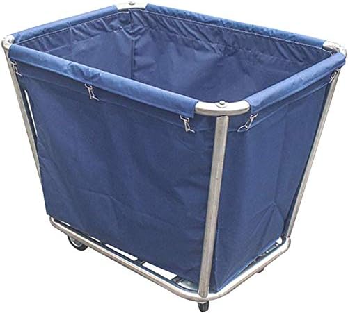 DEE Household Serving Cart Hotel Guest Room Blue Trolley Finishing Car Sorting Laundry Room Removable High Capacity Kitchen Storage Trolleys Utility Hand Trucks,Blue