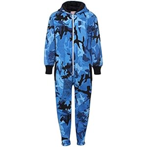 A2Z 4 Kids® Kinderen Meisjes Jongens Unisex Plain Kleur Vello Met Hooded Onesie Alles In Een Kostuum Nieuw Leeftijd 2 3…