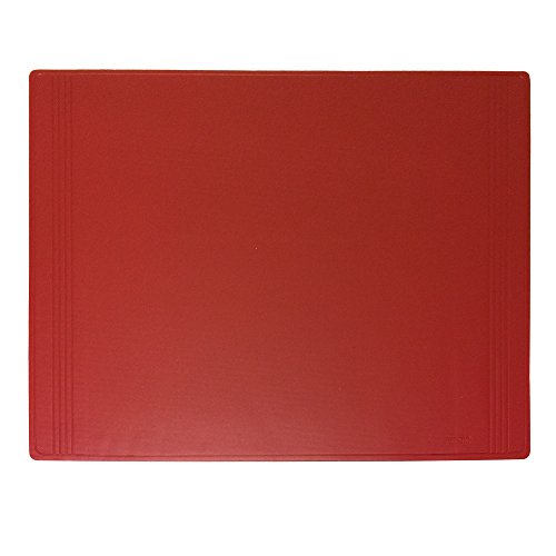 Artistic 17"x22" Euro-Pad Desk Pad Desk Protector, Copy-Safe, Embossed Burgundy