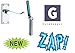 GermZapper UV Light Sanitizer Foldable Travel UV Sanitizing Wand, Sterilizer Wand For Cell Phone, Smartphone, Kids Toys, Bathroom, Cosmetics,Proven to Kill Germs