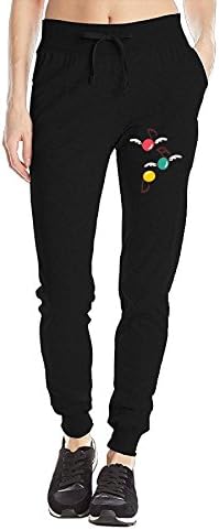 Flying Notes Women Stretch High Waist Close Button Trousers