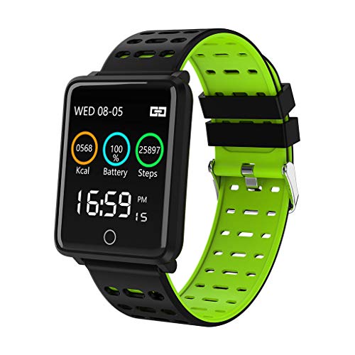 TADAMI Smart Watch Wrist Watches for Men Fashion Dress Heart Rate Monitor Bracelet Automatically Monitor Your Sleep Quality Wristband for iOS Android