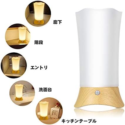 Deeplite Ledセンサーライト 人感 明暗感 足元ライト ナイトライト 間接照明 3つモード 暖色系 電池式 木目調 室内照明 玄関 階段 廊下 B07g1y3f36 650円 セール開催中最短即日発送 新作 人気 送料無料 激安 お買い得 キ フト