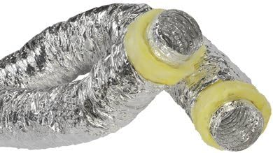 Ideal Air Silver Insulated Flex Ducting 6in x 25ft 738702