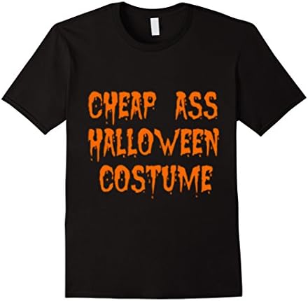 Mens MK Shirt Cheap Ass Halloween Costume T-Shirt 100% Cotton Medium Black