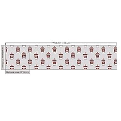 Ambesonne Espresso Grey Fabric by The