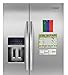 Magnetic Reward Chart Set Includes: 20 Magnetic Chores, 210 Magnetic Stars & 4 Color Dry Erase Markers & Dry Erasable Behavior Chart Board 16 x 12, Magnetic Backing For Fridge + Hanging loop for Wall,
