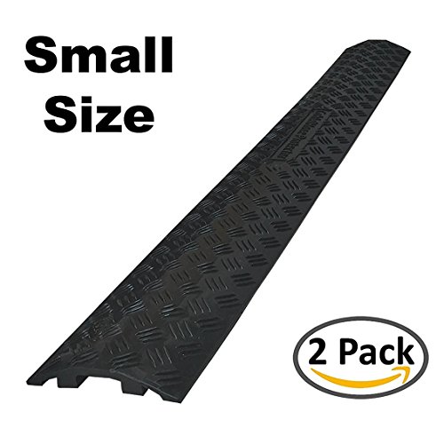 Drop Trak Cable & Hose Protector - Small - Black - 2 Pack