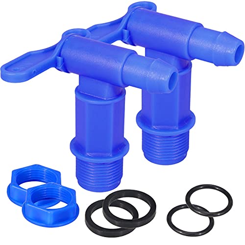 3/4" Drum Spigot Faucet Pail Taps with EPDM Gasket Polypropylene