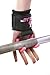 Weight Lifting Hooks for Women - Gym Essentials for Women Weightlifters - Padded Wrist Straps with Pink Hooks - Increase Your Deadlift Performance - Workout Accessories for Women