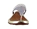 FitFlop Women's Banda Micro Crystal Toe Post, Pale Gold, 7 M US