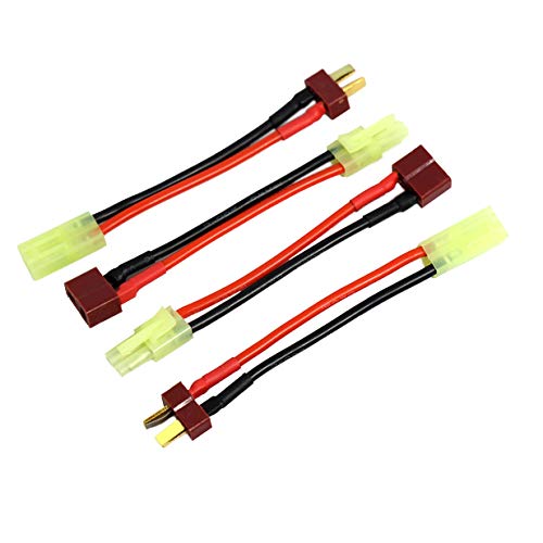 2 Pairs ShareGoo Adapter Compatible with Mini Tamiya Style Plug to